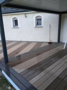Terrasse bois et composite, Ferm'services, menuisier à Anglure, Marne, Aube, Seine et Marne